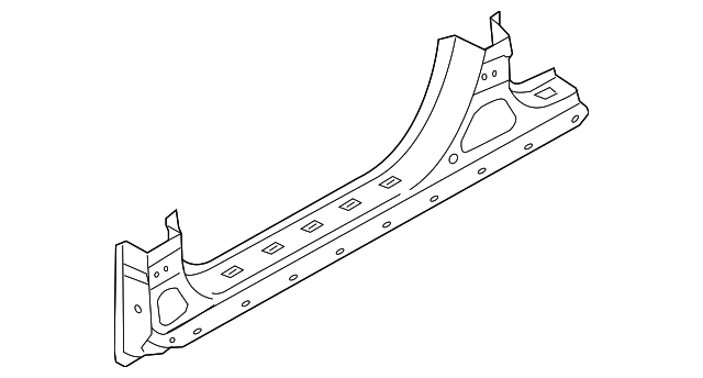 71312-3XD01 Деталь ROCKER PANEL, LEFT