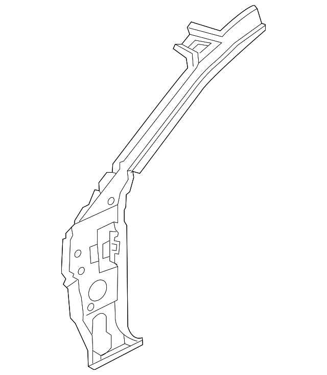 71201-3X000 Деталь INNER HINGE PLR, LEFT