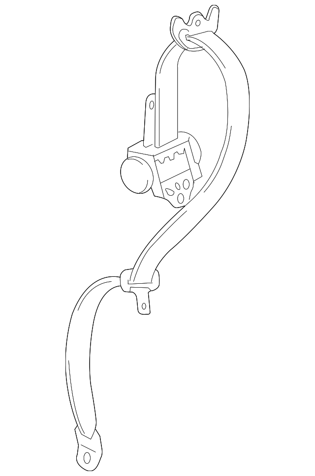 73360-0C091-B1 Деталь BELT & RETRACTOR, RIGHT
