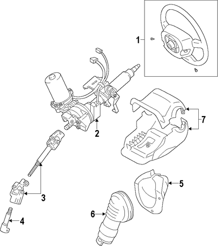 tC STEERING COLUMN