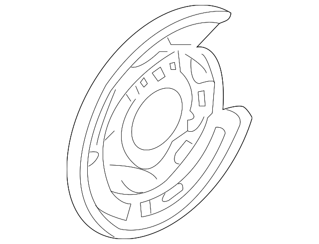 44030CD010 Деталь SPLASH SHIELD, LEFT