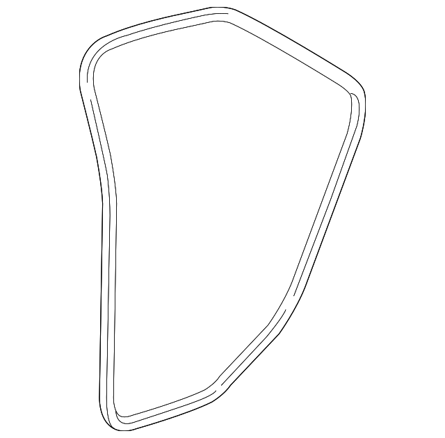 15922954 Деталь DOOR W'STRIP, RIGHT