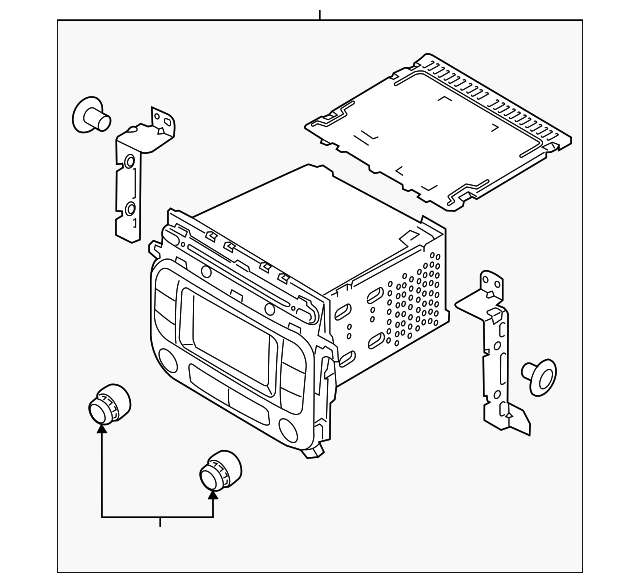 96160-A7411WK Деталь RADIO