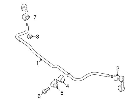 Sprinter 2500 STABILIZER BAR & COMPONENTS