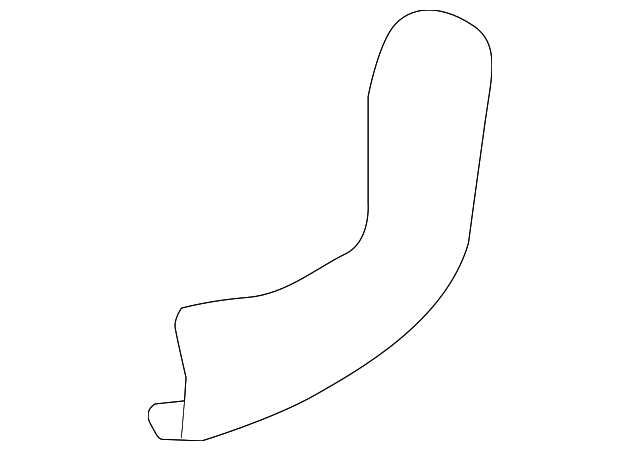 71694-0E040-A0 Деталь FRAME COVER, LEFT