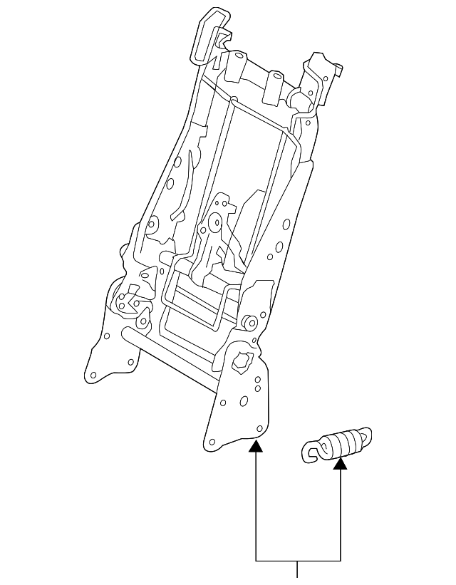 79204-0E100 Деталь SEAT BACK FRAME