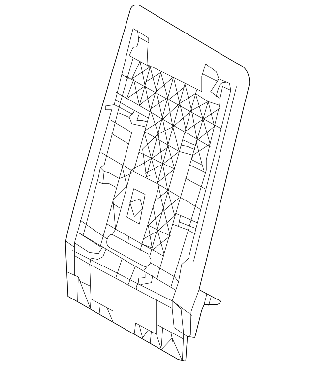 79207-0E090-A0 Деталь SEAT BACK PANEL
