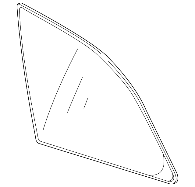 8457078J01 Деталь QTR GLASS, LEFT