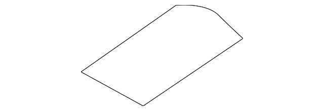MR108999 Деталь BACK GLASS SPACER