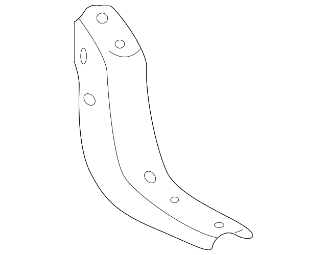 51797-60130 Деталь MOUNT BRACKET, LEFT