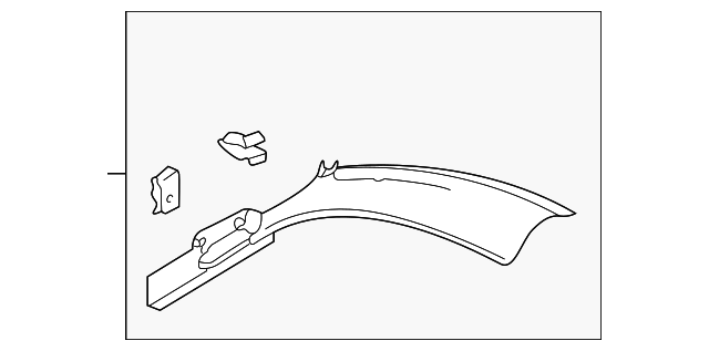 8E5-867-246-4BK Деталь UPPER QTR TRIM, RIGHT