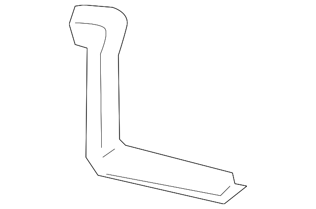 92256423 Деталь FLOOR DUCT, RIGHT