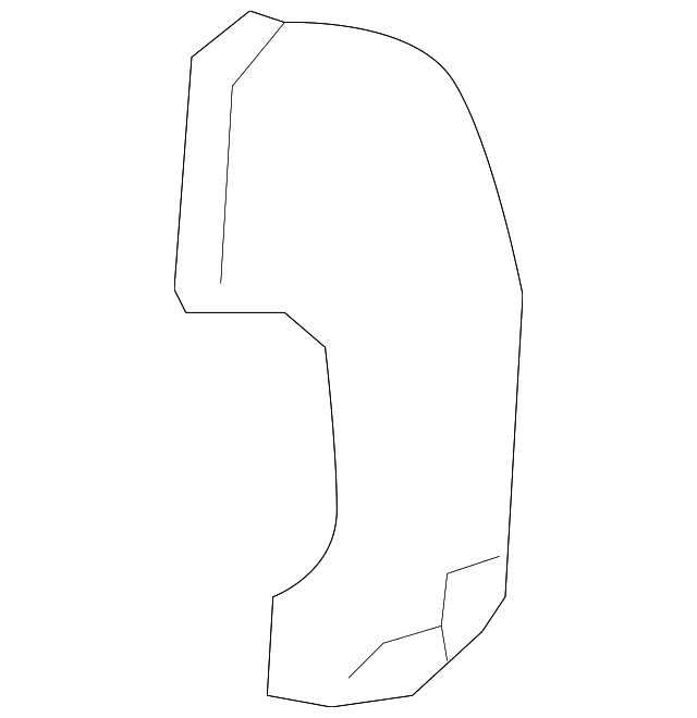 92175209 Деталь FLOOR DUCT, RIGHT