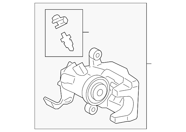34-21-9-809-298 Деталь CALIPER, RIGHT