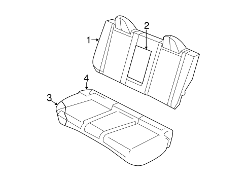 Avenger REAR SEAT COMPONENTS 2