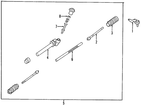 Rio STEERING GEAR & LINKAGE 4