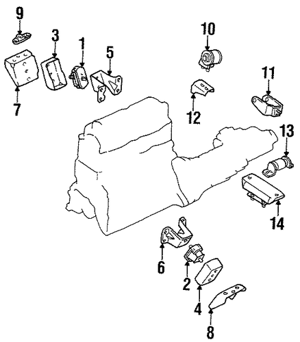 Sportage ENGINE & TRANS MOUNTING