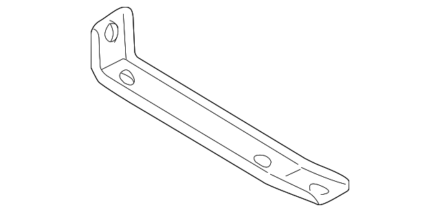 ZZM0-53-861 Деталь SUPPORT BRACKET, LEFT