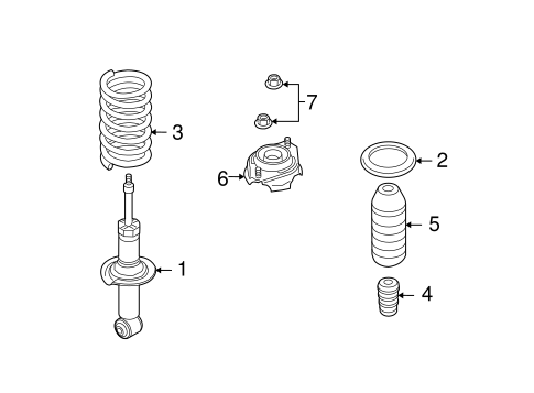 Forester STRUTS & COMPONENTS