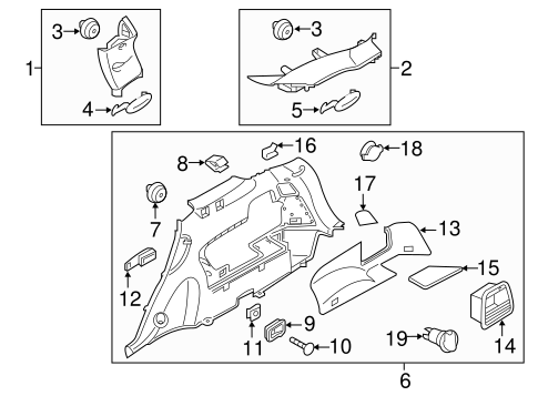Sorento INTERIOR TRIM - QUARTER PANELS 4