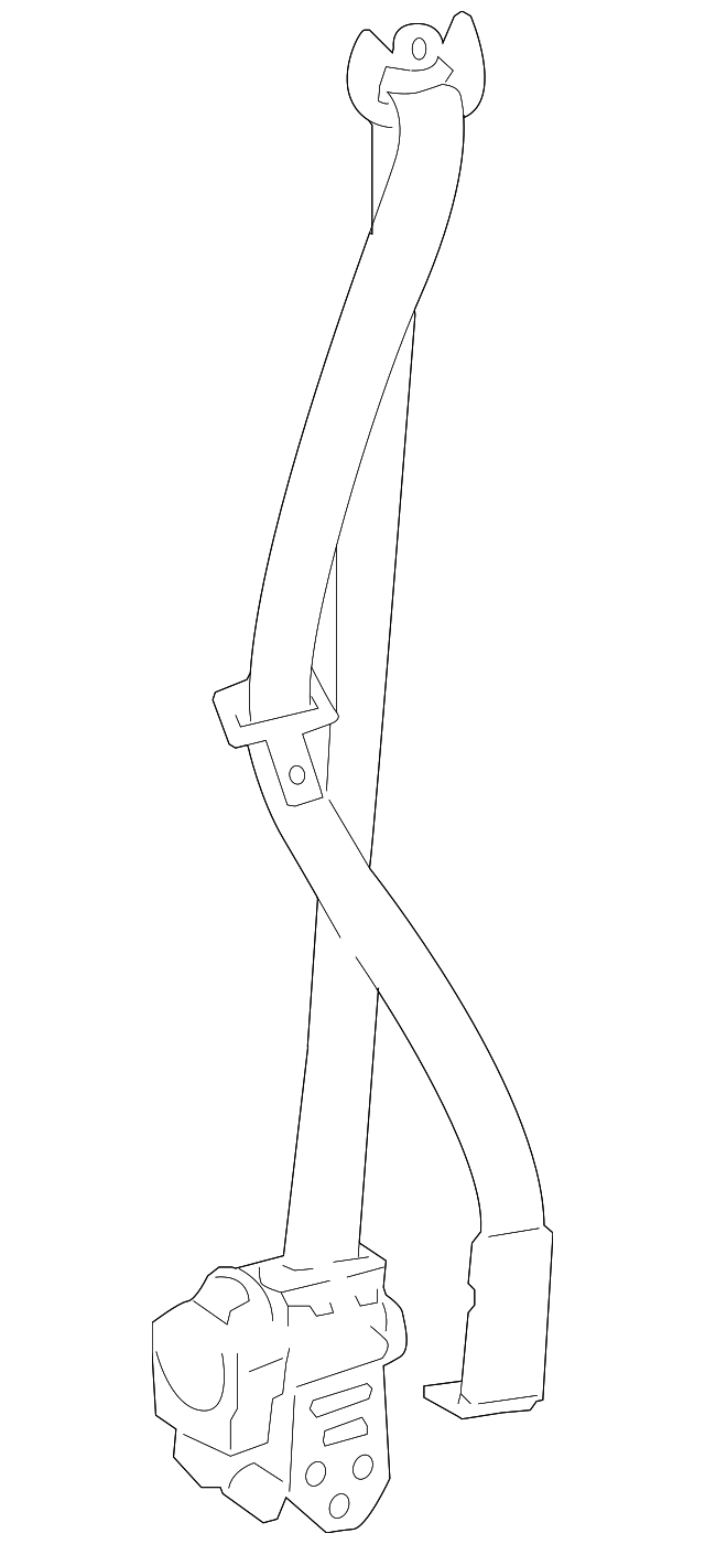 73210-48160-A0 Деталь BELT & RETRACTOR, RIGHT