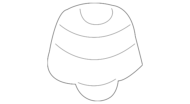 16523-28010 Деталь RADIATOR ASSY UPPER INSULATOR, LEFT