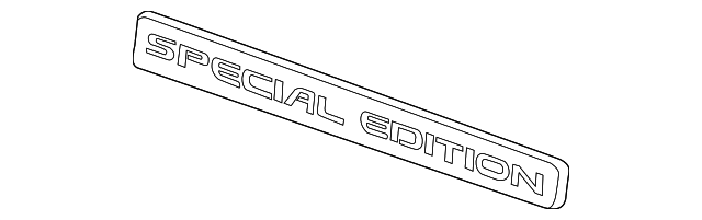 75731-TK4-A00 Деталь EMBLEM, RR. (SPECIAL EDITION)