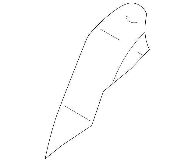 64330AE47A Деталь SEAT BACK PAD, RIGHT