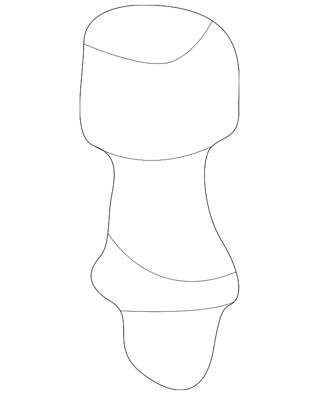 64306AE20AGE Деталь HEADREST GUIDE, RIGHT