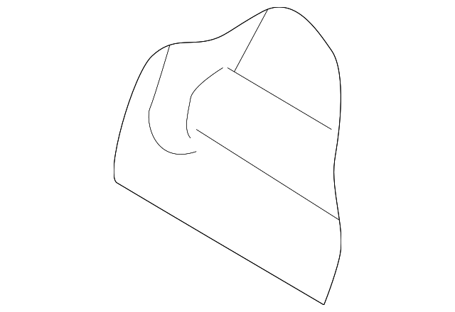 64310AE54A Деталь SEAT BACK FRAME, RIGHT