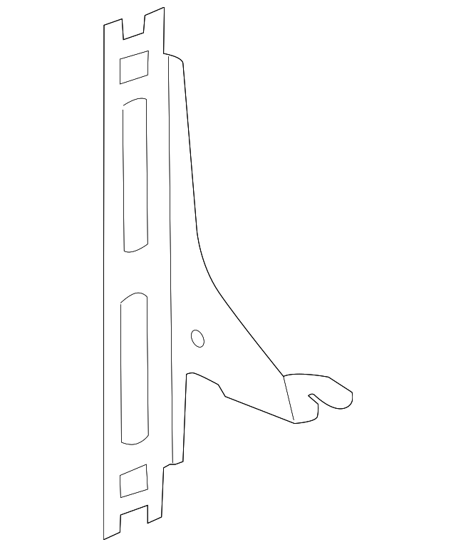 231-500-07-31 AUX RADIATOR SIDE BRACKET, LEFT