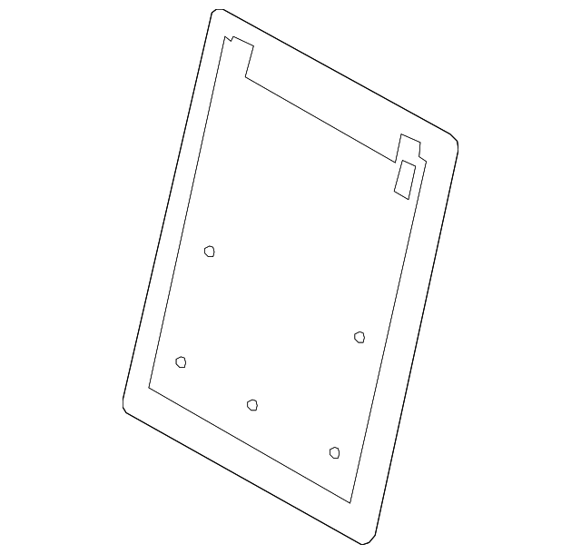 89470-0W400-J4K Деталь BACK PANEL TRIM, LEFT