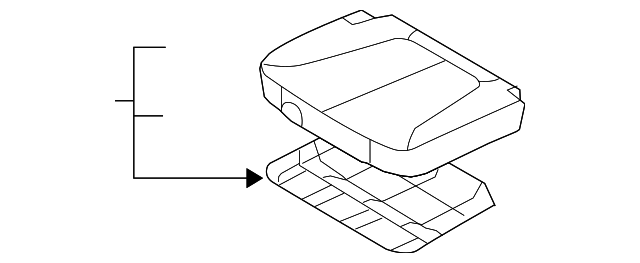89100-0W500-WKZ Деталь SEAT CUSHION, LEFT