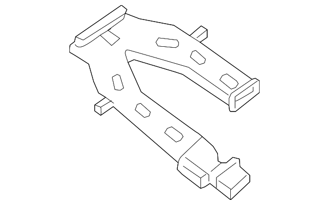 279523KA0A Деталь REAR DUCT
