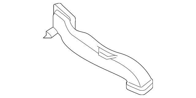 279843KA0A Деталь UPPER DUCT, LEFT