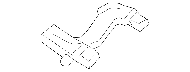 279543KA0A Деталь REAR DUCT, RIGHT