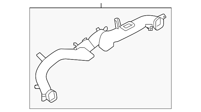 278603JA0A Деталь DEFROSTER DUCT