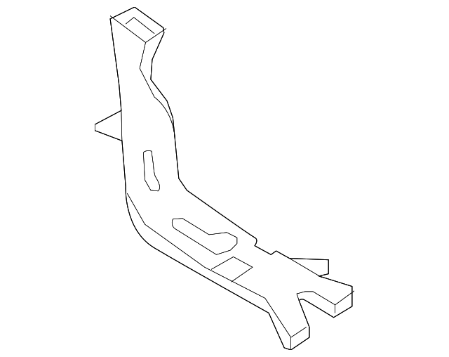 278333KA0A Деталь FLOOR DUCT, LEFT