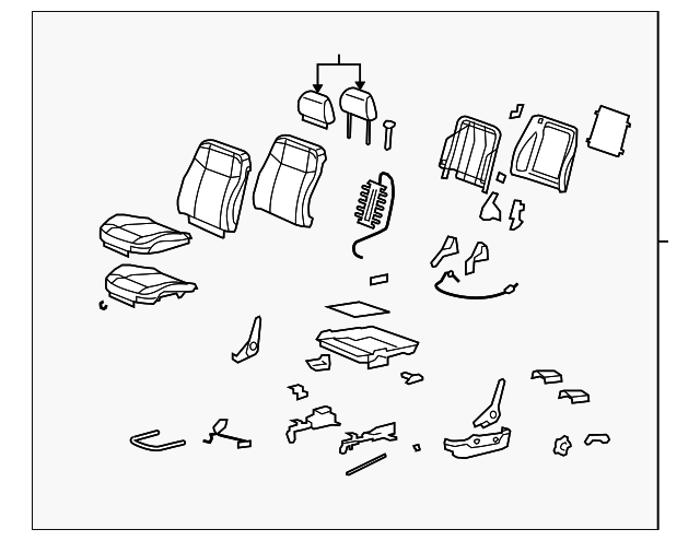 25832682 Деталь SEAT ASSY, LEFT