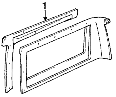 B150 INTERIOR TRIM - SIDE DOOR