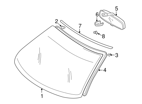 Impreza GLASS - WINDSHIELD