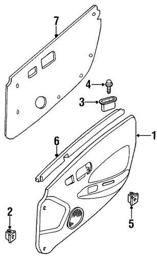 Prowler INTERIOR TRIM - DOOR