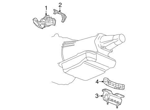 Ascender ENGINE & TRANS MOUNTING