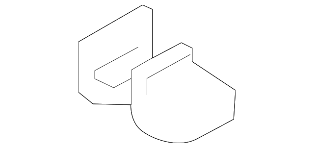 88242-C6000WK Деталь TRACK END COVER, LEFT