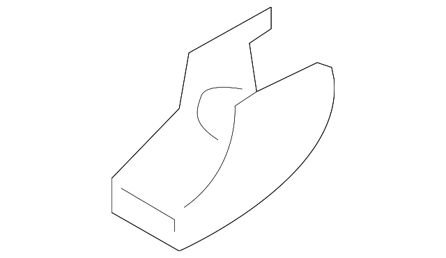 88241-C6000WK Деталь TRACK END COVER, LEFT