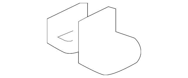 88142-C6000WK Деталь TRACK END COVER, LEFT