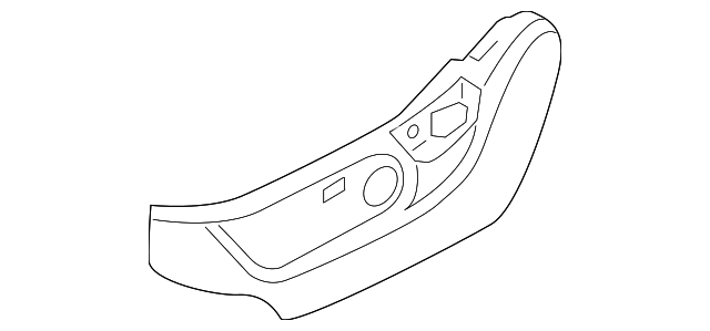 88191-C6050WK Деталь OUTER COVER, LEFT