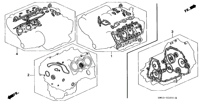 TL GASKET KIT (V6)