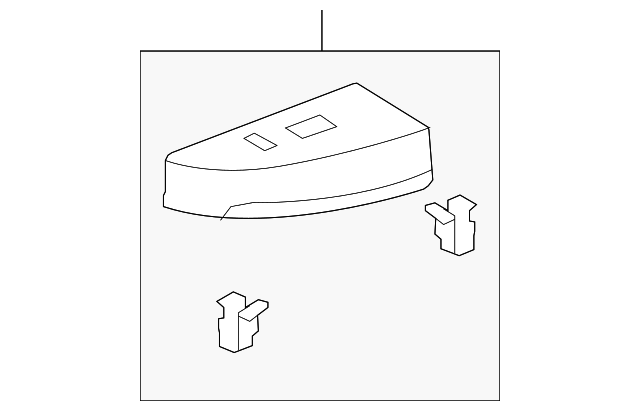 74231-0C080 Деталь SWITCH BEZEL, RIGHT