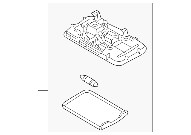 26410-CA000 Деталь DOME LAMP ASSY